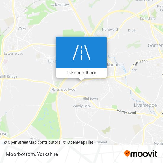 Moorbottom map