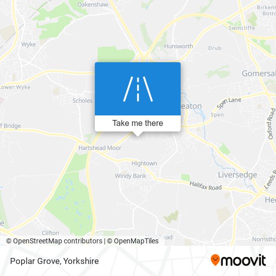 Poplar Grove map