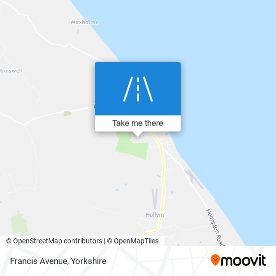 Francis Avenue map