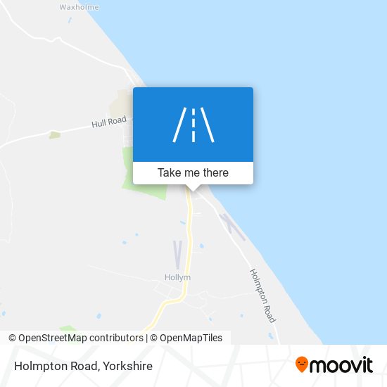 Holmpton Road map