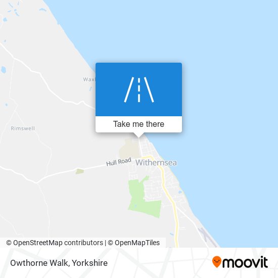 Owthorne Walk map
