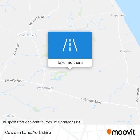 Cowden Lane map