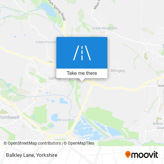 Balkley Lane map