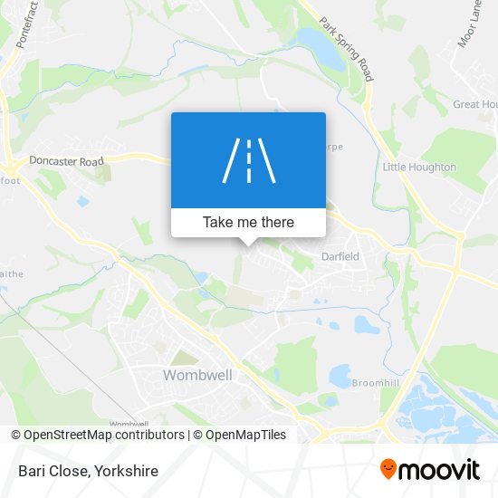 Bari Close map