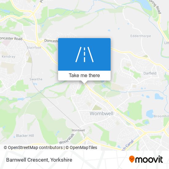 Barnwell Crescent map