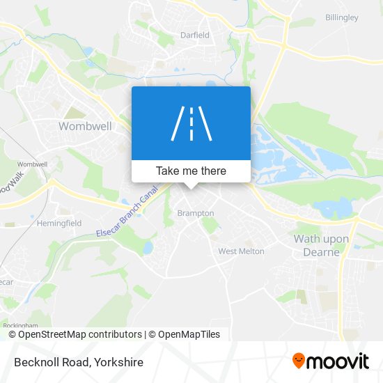 Becknoll Road map