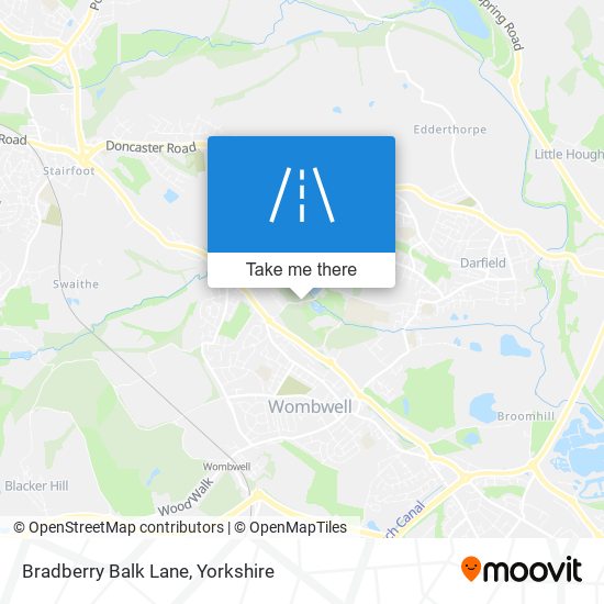 Bradberry Balk Lane map
