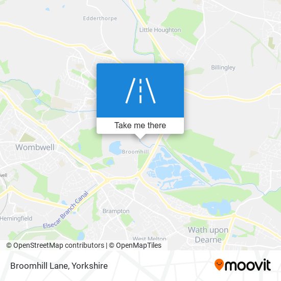 Broomhill Lane map