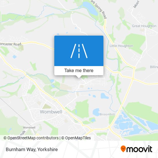 Burnham Way map
