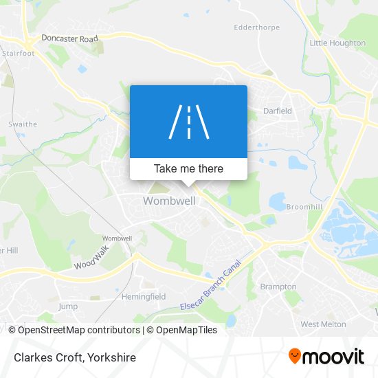 Clarkes Croft map