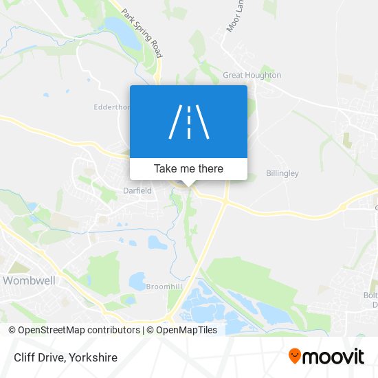 Cliff Drive map