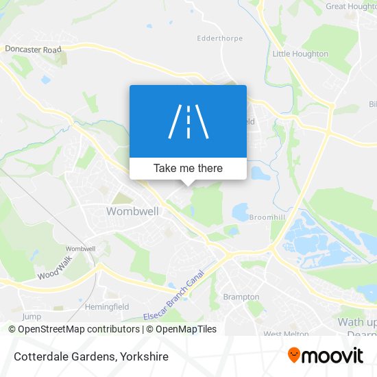 Cotterdale Gardens map