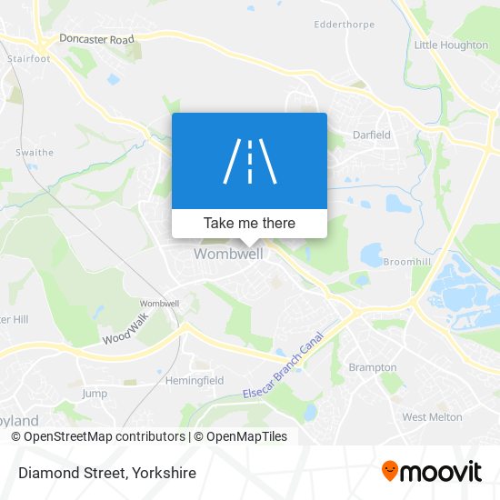 Diamond Street map