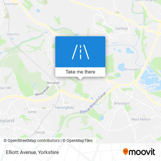 Elliott Avenue map