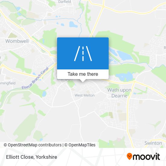 Elliott Close map