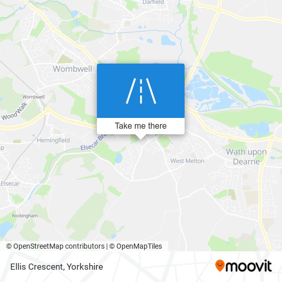 Ellis Crescent map
