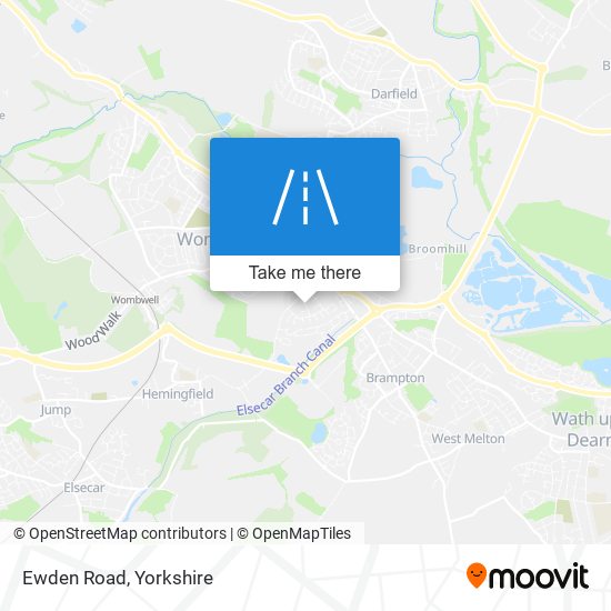 Ewden Road map