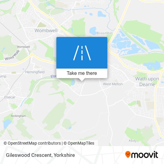 Gileswood Crescent map