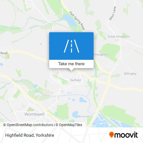 Highfield Road map