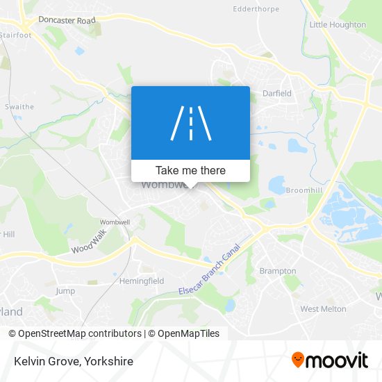Kelvin Grove map