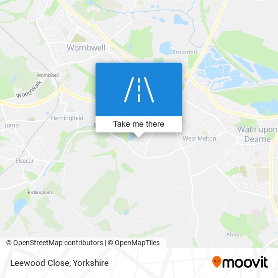 Leewood Close map