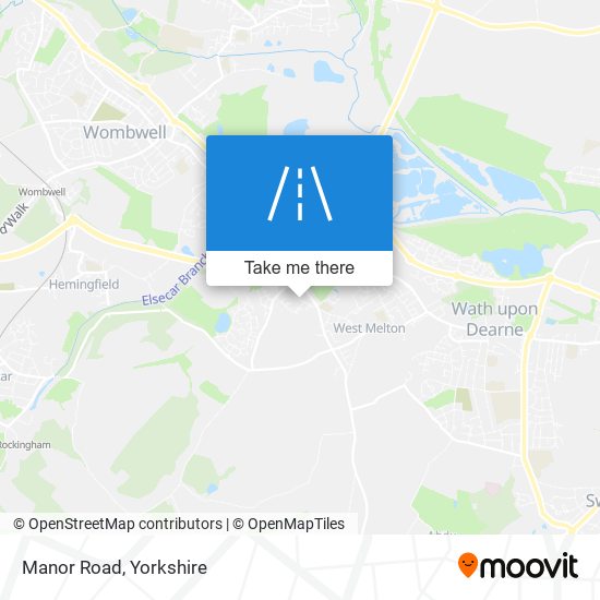Manor Road map