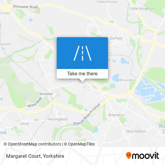 Margaret Court map