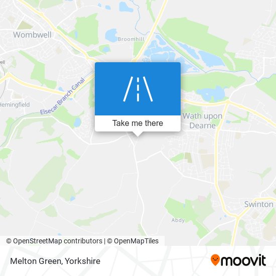 Melton Green map