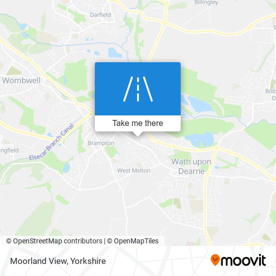 Moorland View map
