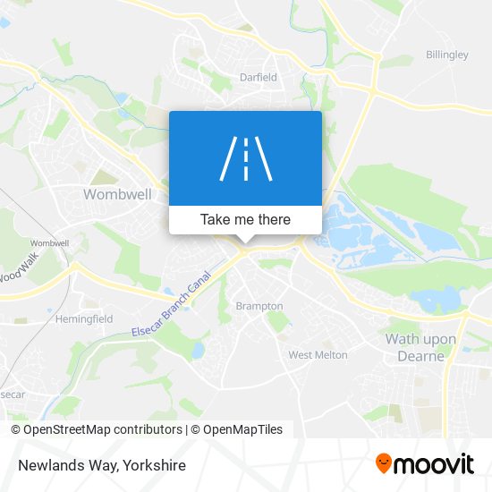 Newlands Way map