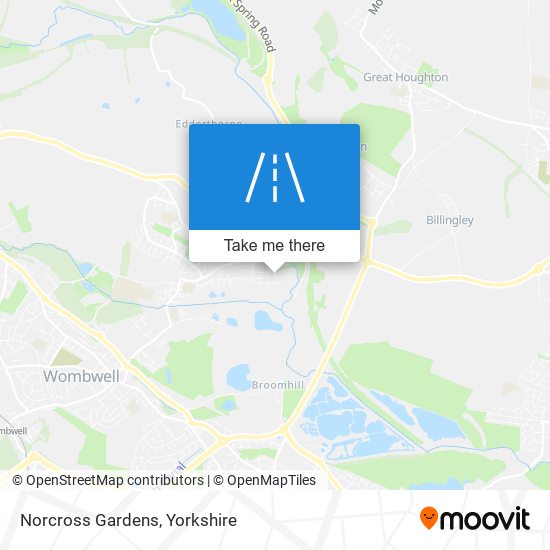 Norcross Gardens map