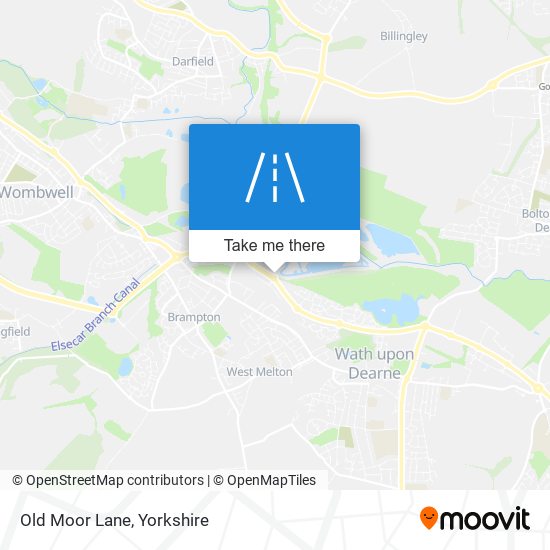 Old Moor Lane map