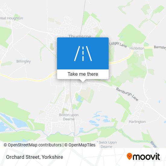 Orchard Street map