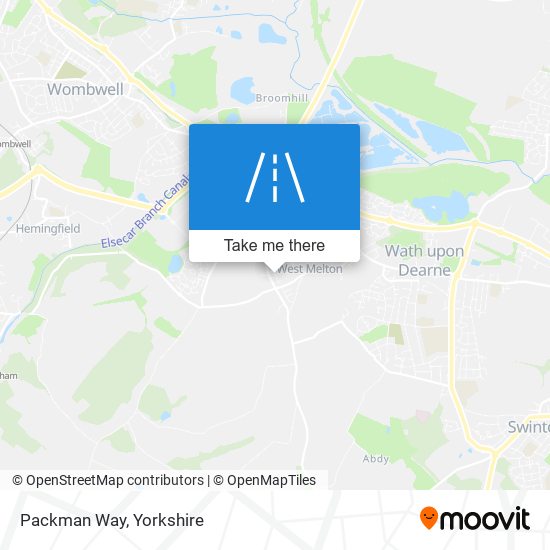 Packman Way map