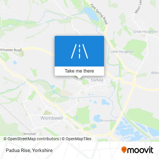 Padua Rise map