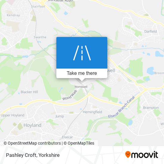 Pashley Croft map
