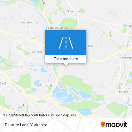 Pasture Lane map
