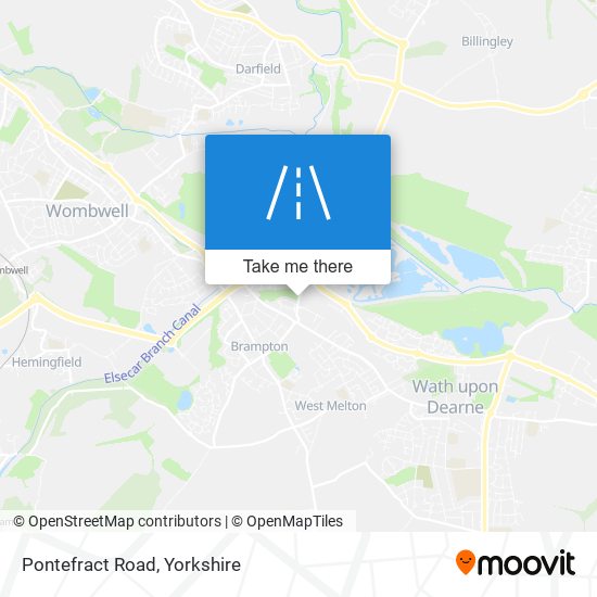 Pontefract Road map