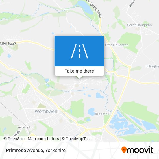 Primrose Avenue map