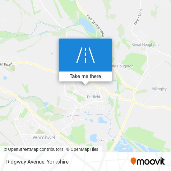 Ridgway Avenue map
