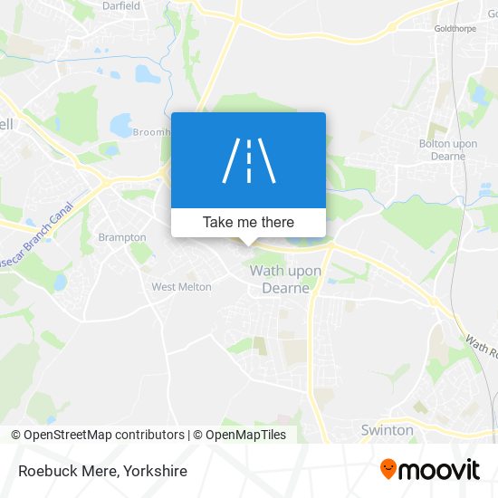 Roebuck Mere map