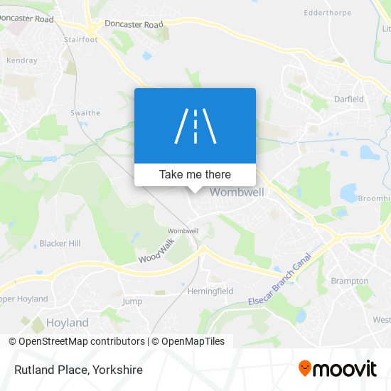 Rutland Place map