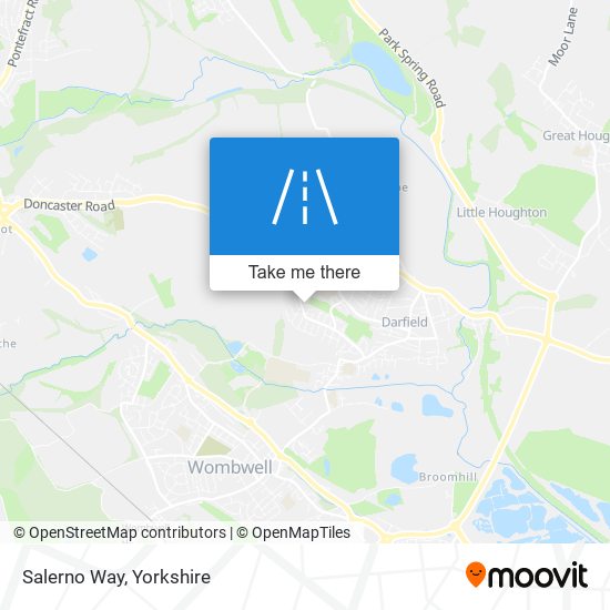 Salerno Way map