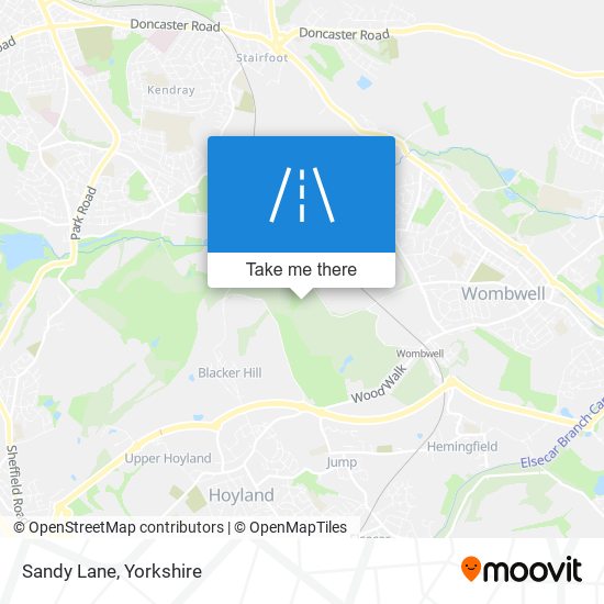 Sandy Lane map