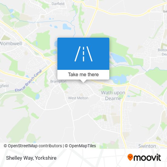 Shelley Way map