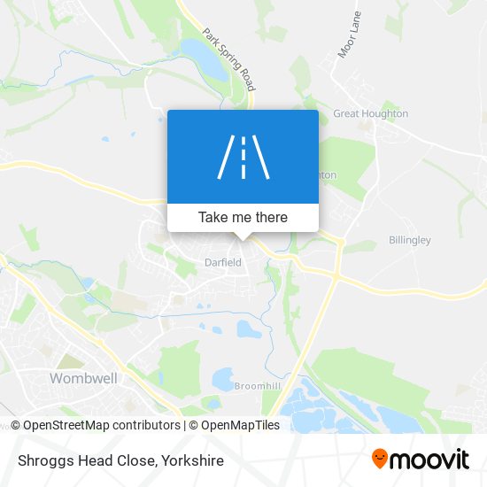 Shroggs Head Close map