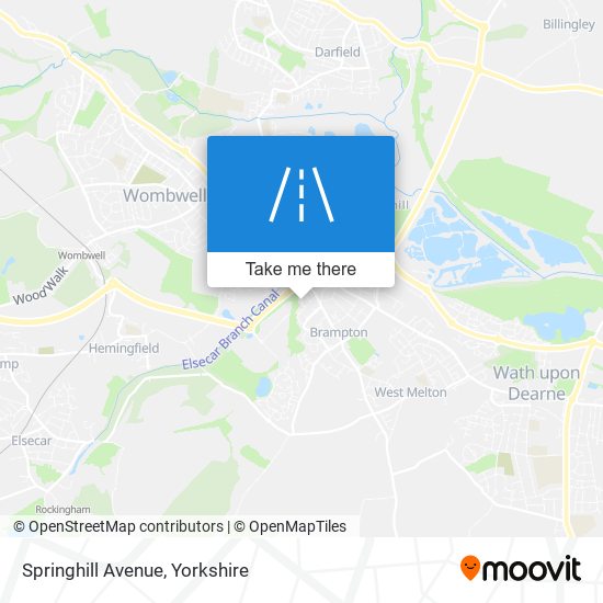 Springhill Avenue map