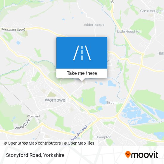Stonyford Road map
