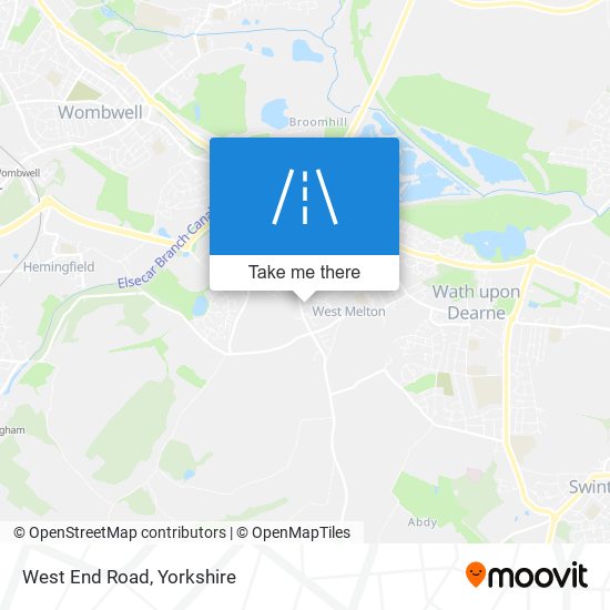 West End Road map