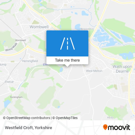 Westfield Croft map
